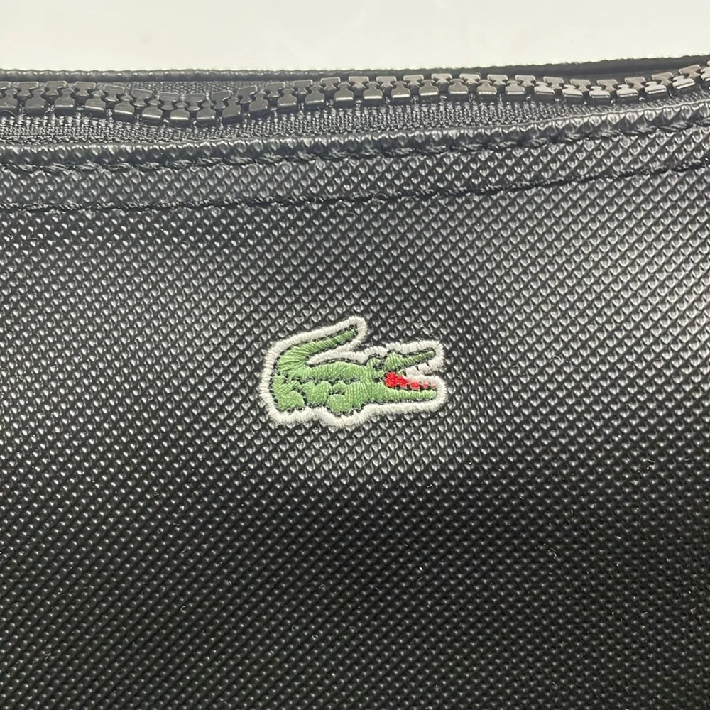 Lacoste Black Nylon Shoulder Bag